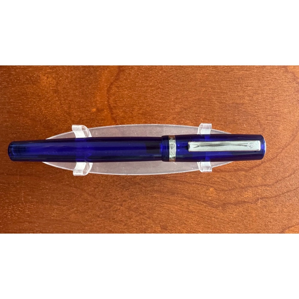 Vintage Monteverde ARISTA Transparent Blue Rollerball Pen No Box